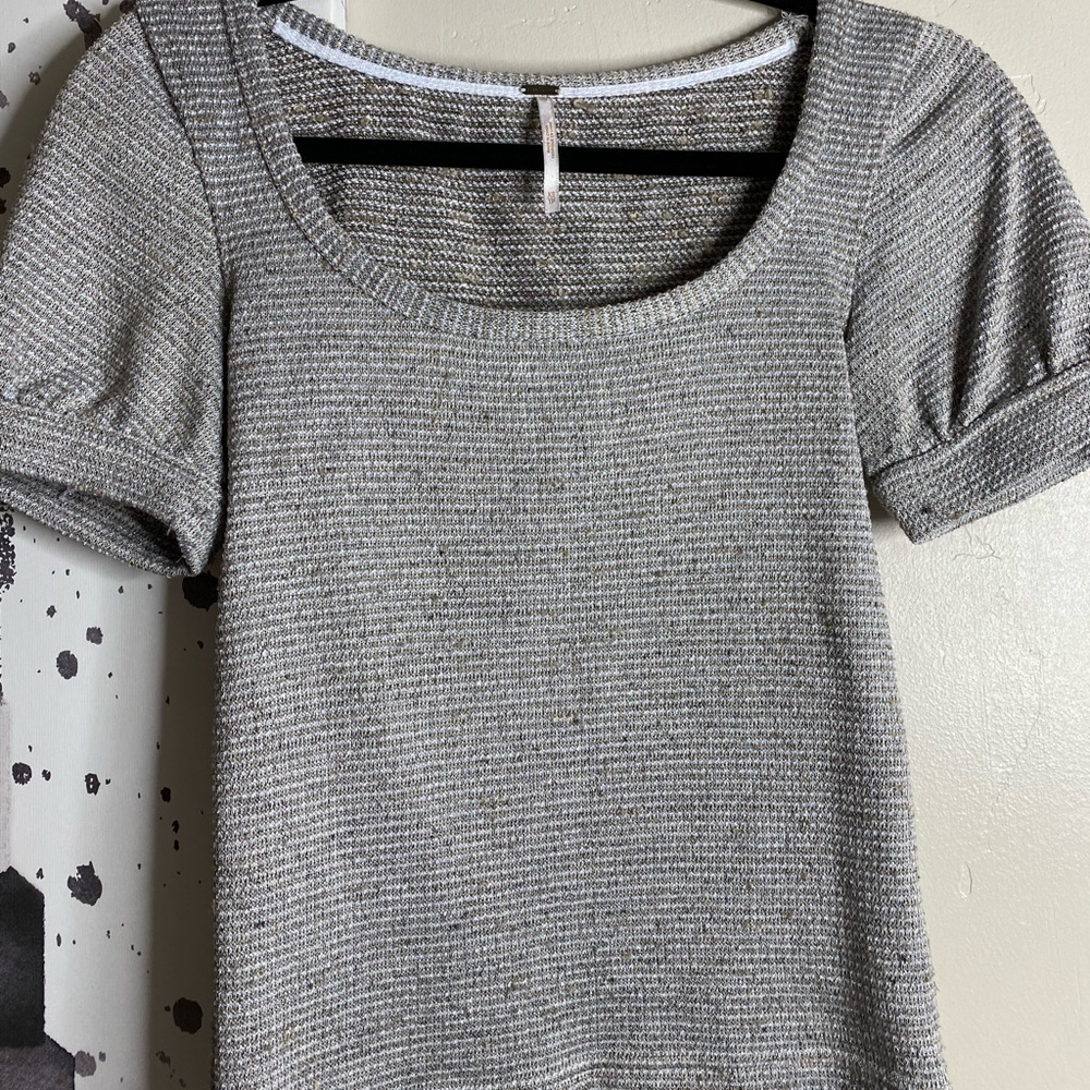 FREE PEOPLE TWEED TEE